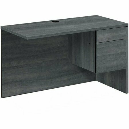 THE HON CO Right Return, f/Left Ped.Desk, 48inx24inx29-1/2in, Sterling Ash HON10515RLS1